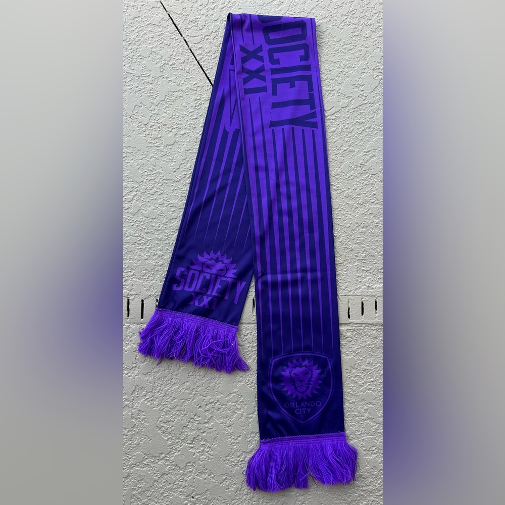 Orlando City SC Society XXI (2021) Scarf Rare Item in VGC Soccer MLS